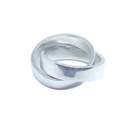 Sterling Silver Interlocking Ring