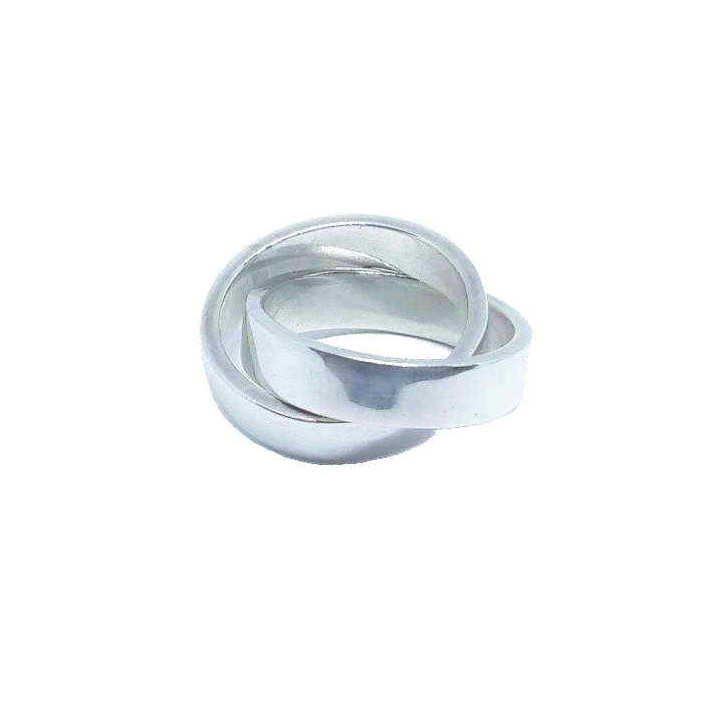 Sterling Silver Interlocking Ring