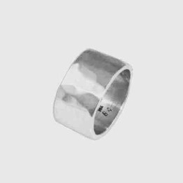 Hammered Silver Ring