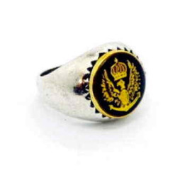 Signet Silver Ring  XXL Hardwear