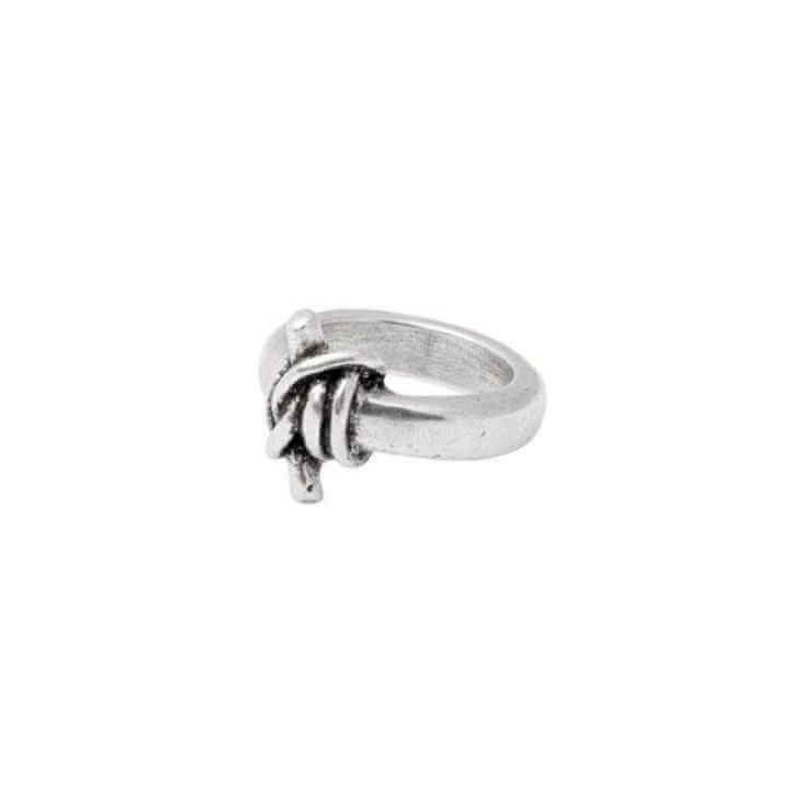 Masculine Knot Silver Ring