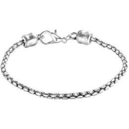 Bracelet Chaîne Serpent Argenté