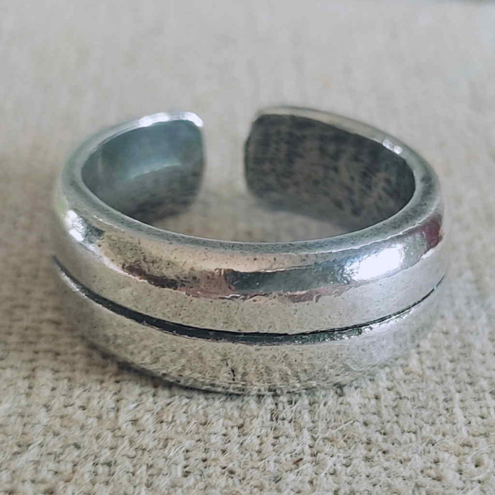 Band Silver Ring