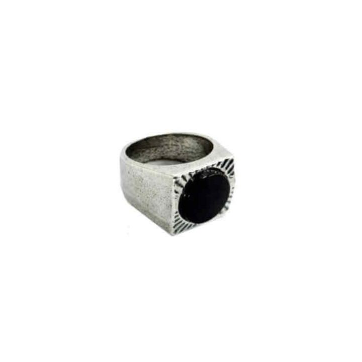 Anillo Sello Negro