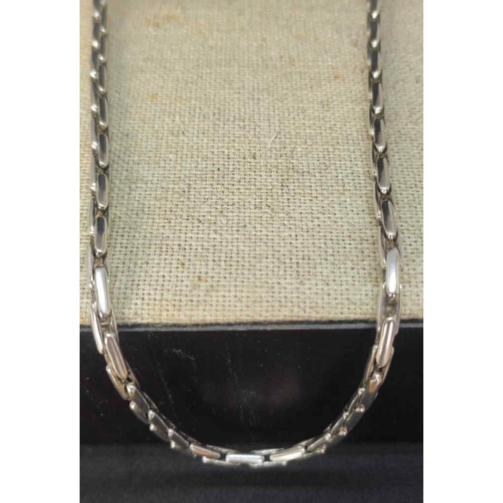 Collar Cadena Eslabones Rectangular