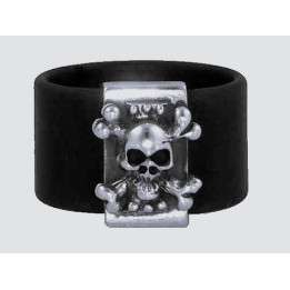 Schwarzer Skull Ring | D’OZ Homme