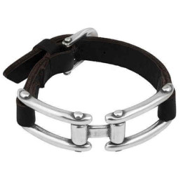 Industrial Style Leather Bracelet