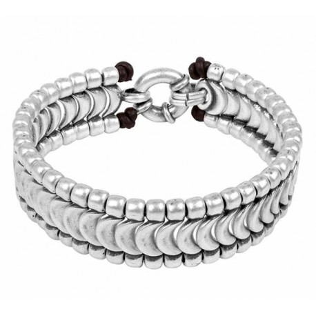 Bracelet Homme Argent Escailles