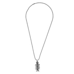 Ciclon Fish-Bone Pendant Necklace