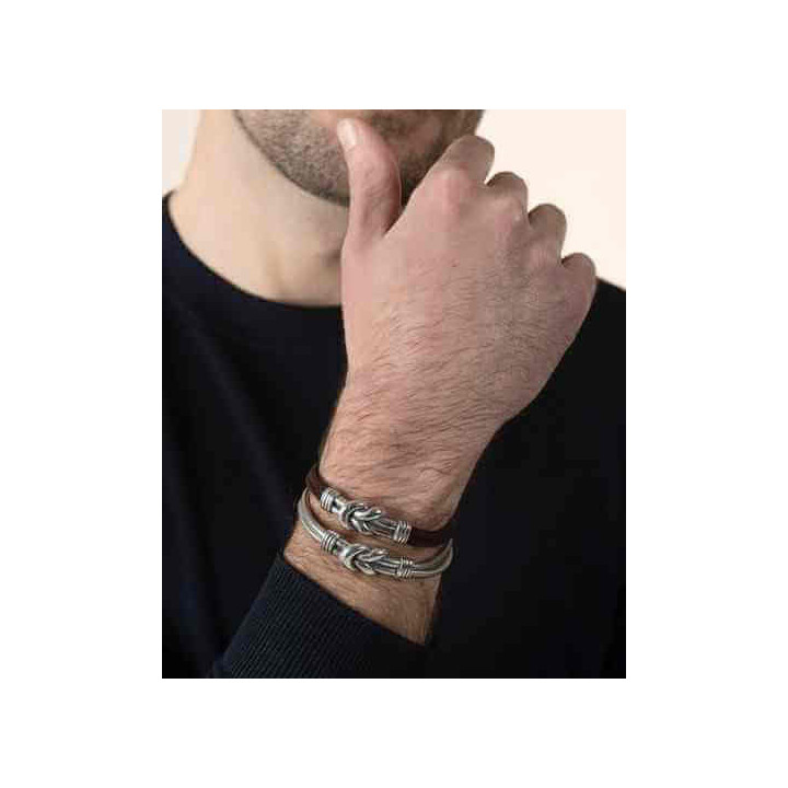 Seemannsknoten Silber Armband
