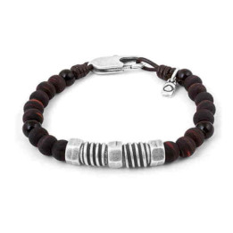 Bracelet Pierres Lava Marron
