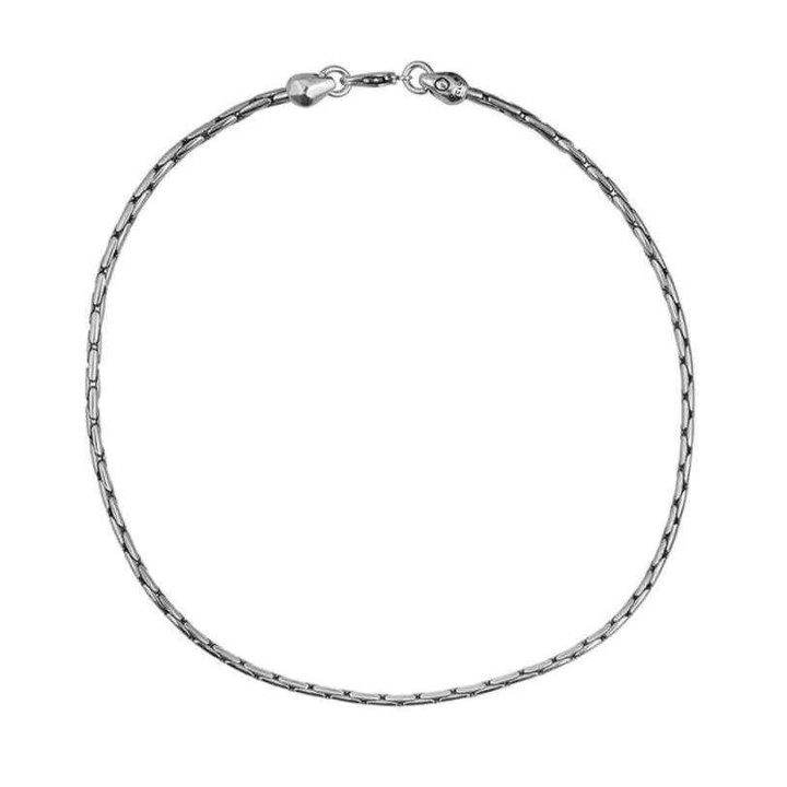 Silberglieder Schlangenkette